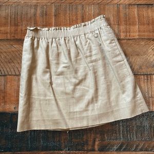 Linen - J Crew skirt - khaki
